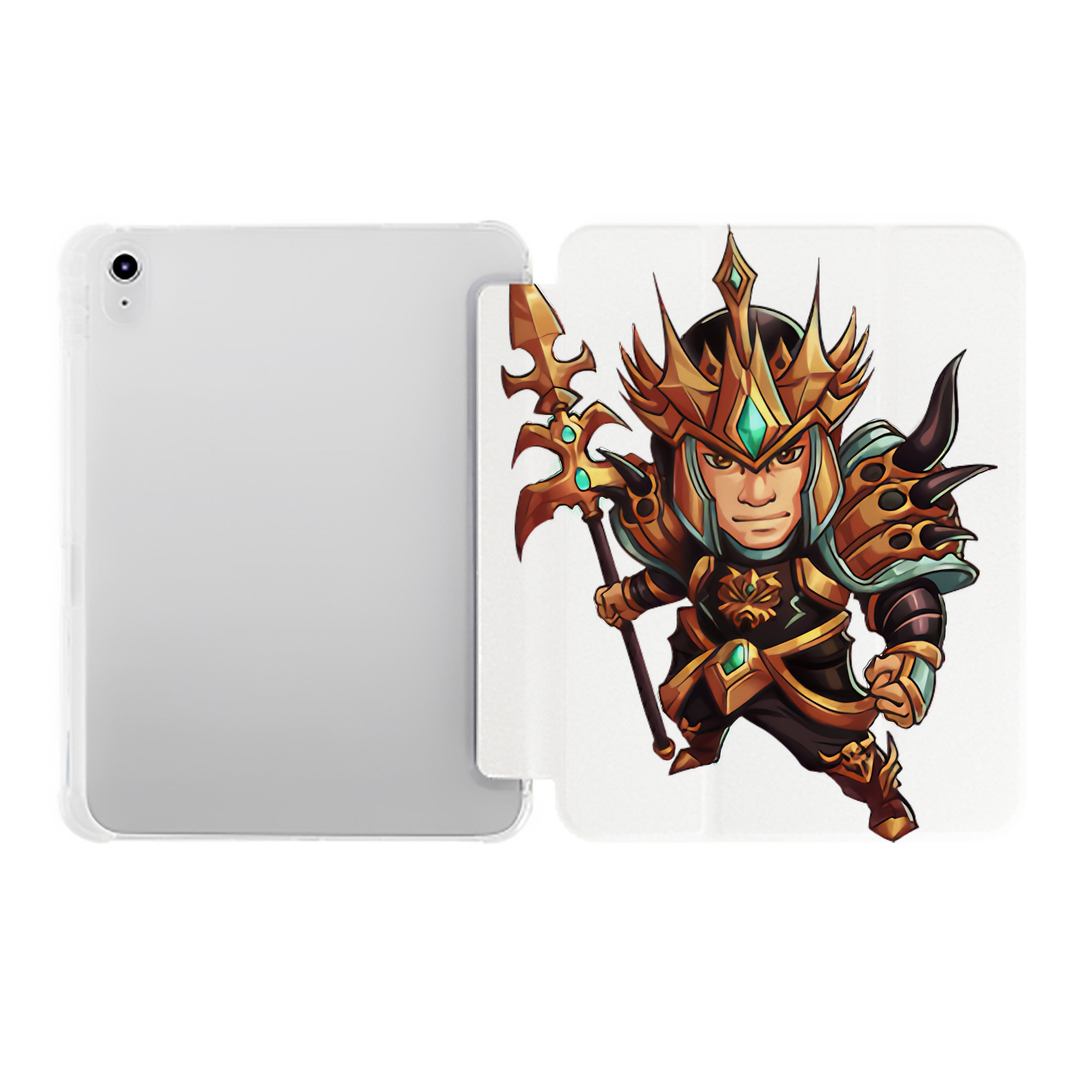 （画像用） リーグ・オブ・レジェンド League of Legends LOL IPad ケース ペン収納付き 三つ折りスタンド PUレザー×シリコン 対応機種9.5/10.5/10.9インチ